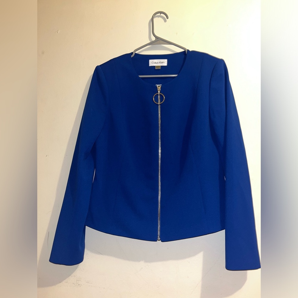 💙 Calvin Klein Royal Blue Women’s Suit Jacket 💙